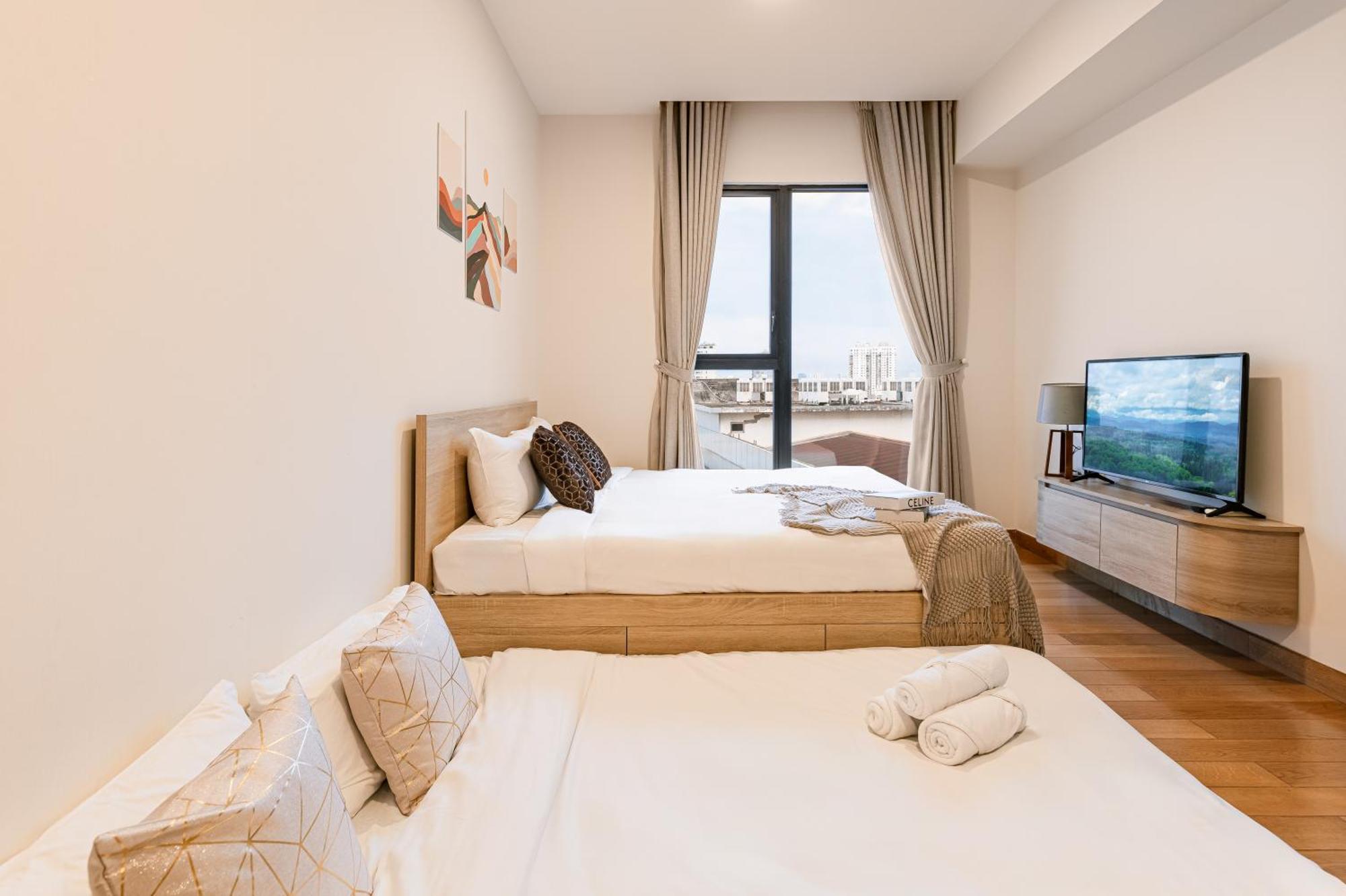 Exclusive 2-3 Bedroom Apartment In District 1 Free Pool Gym Sauna Ho Či Minovo Město Exteriér fotografie